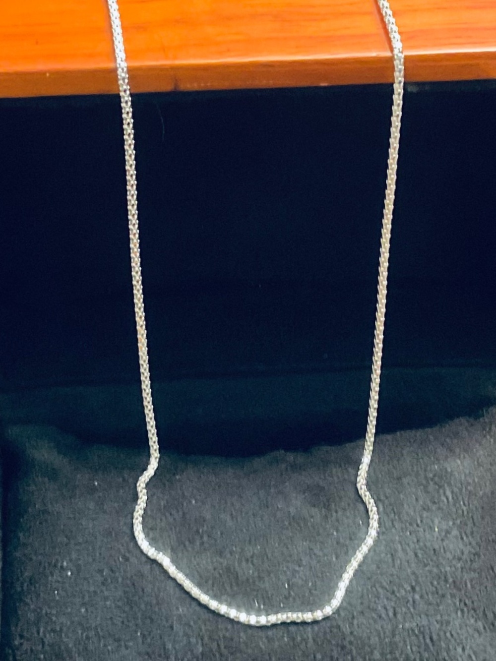 🇮🇹 24" Italian 925 Sterling Silver Rounded Venetian Box Chain Necklace